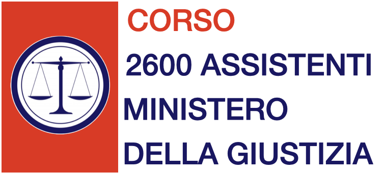 Corso concorso 2600 Assistenti Ministero della Giustizia