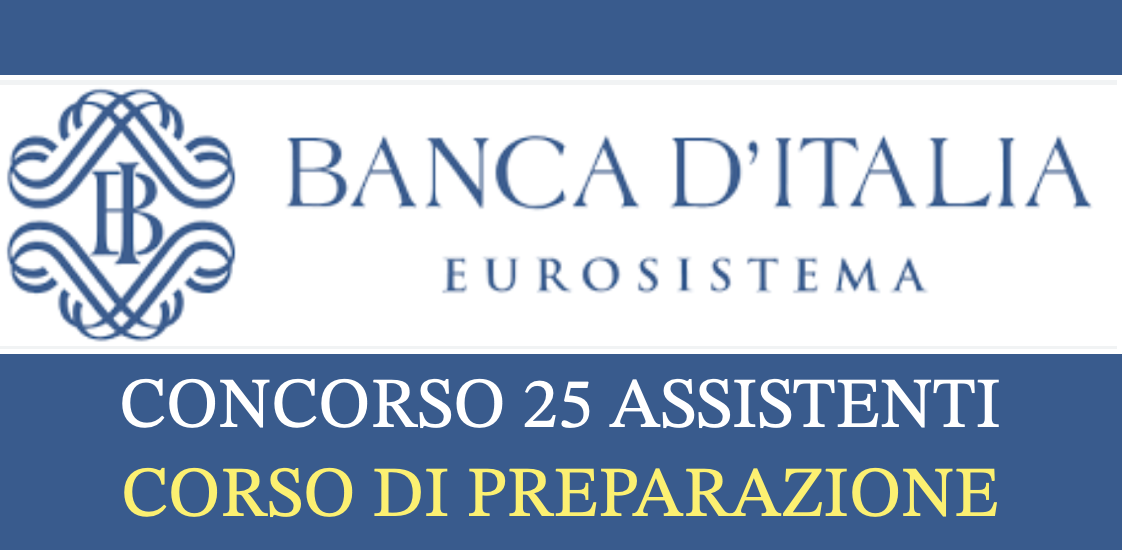 corso concorso banca d'italia