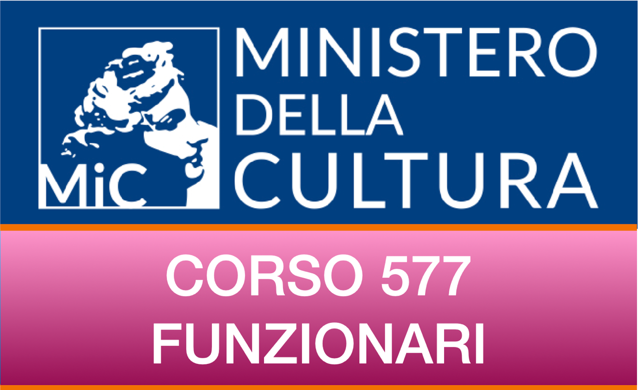 CORSO 577 FUNZIONARI CULTURA