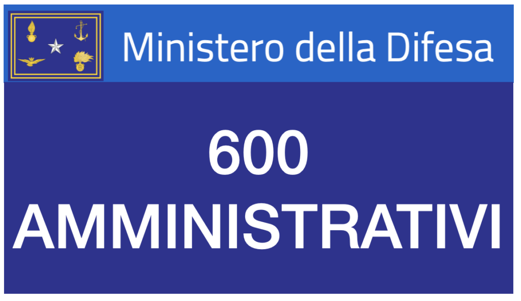 600 AMMINISTRATIVI DIFESA