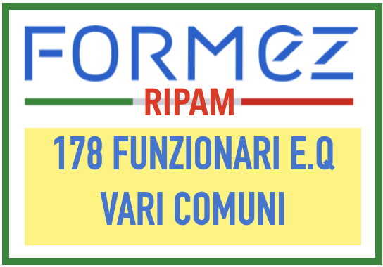 concorso 178 funzionari ripam