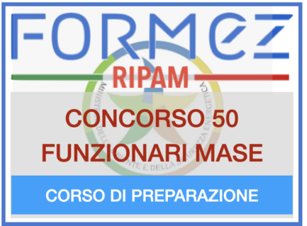 corso 50 funzionari mase