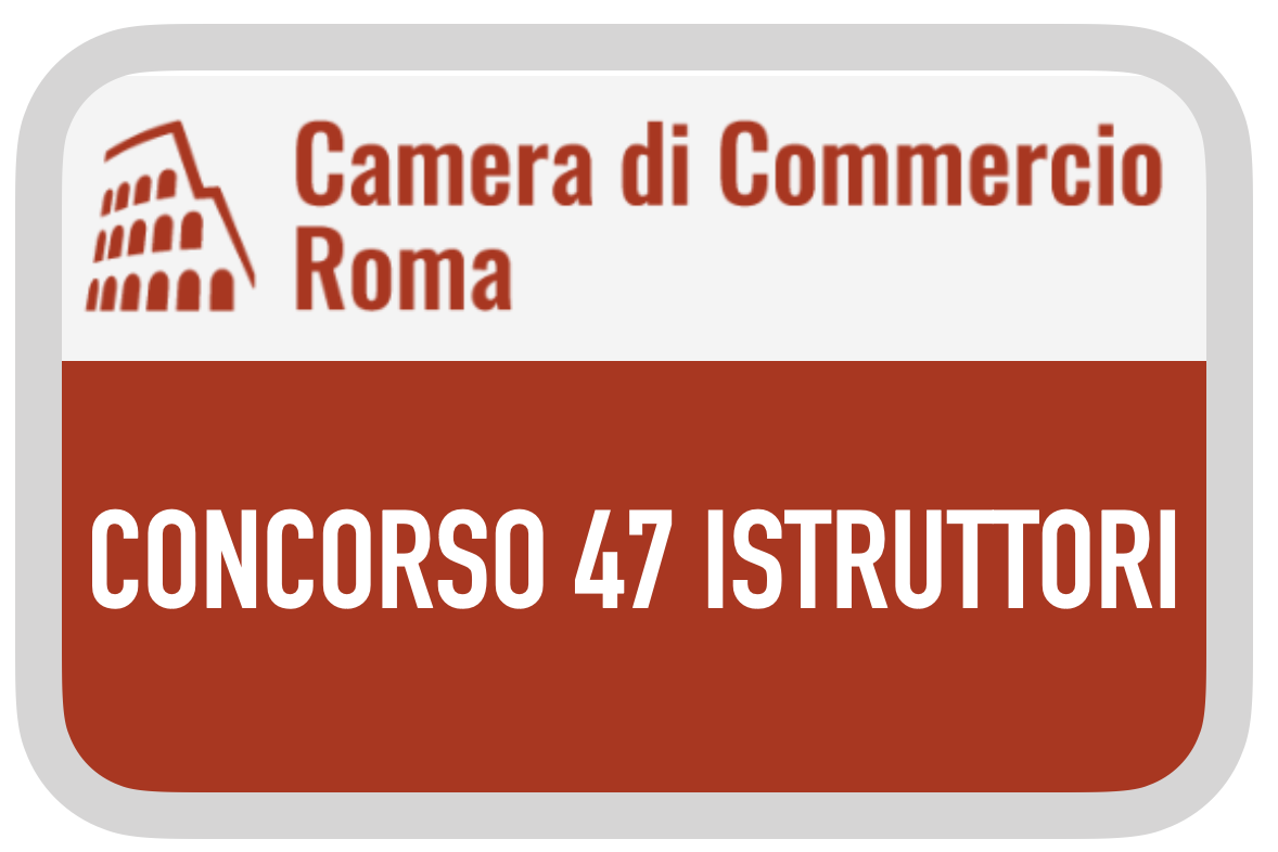 CONCORSO CAMERA DI COMMERCIO ROMA